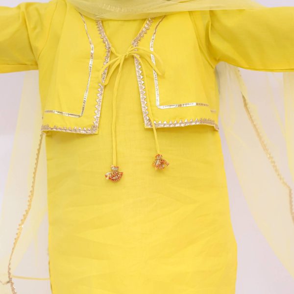 Yellow Jacket Suit Set