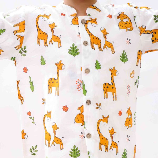 Giraffe Shorts Set