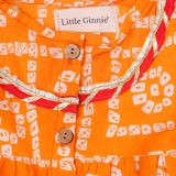 Orange Bandhani Co Ord Set
