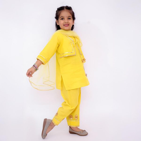 Yellow Jacket Suit Set