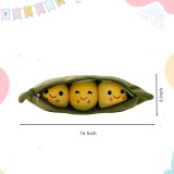 Dark Green Peas Soft Toy