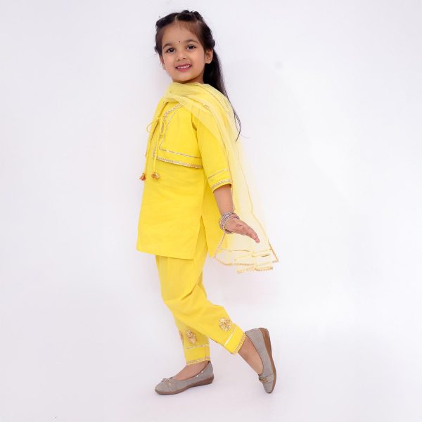 Yellow Jacket Suit Set