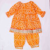 Orange Bandhani Co Ord Set