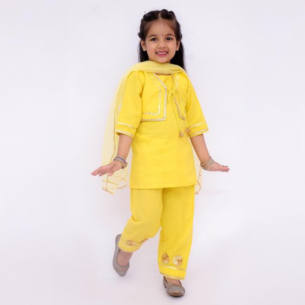 Yellow Jacket Suit Set