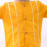 Maroon Mustard Camel Dhoti Kurta
