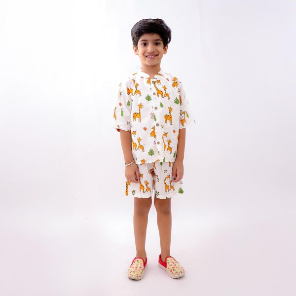 Giraffe Shorts Set
