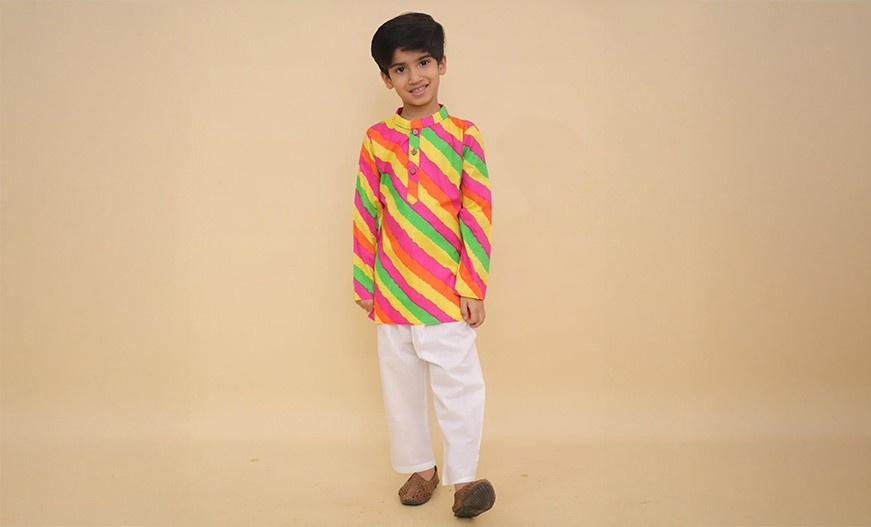Multicolour Kurta Pajama