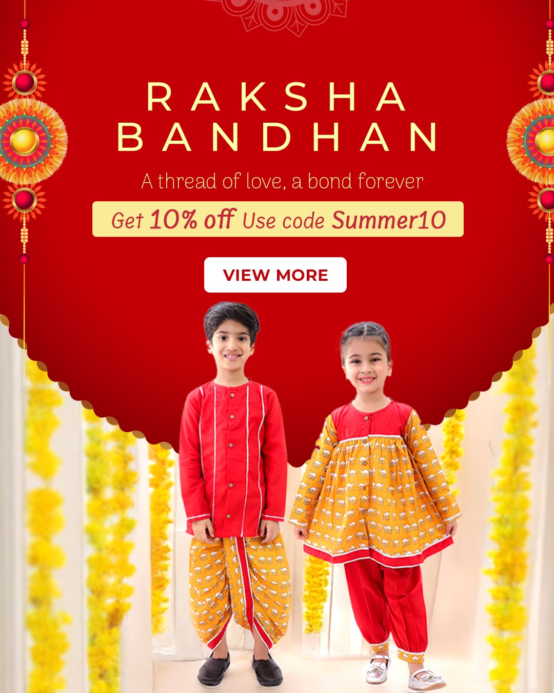 Raksha Bandhan Banner