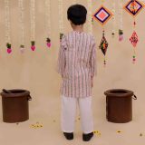 Angrakha Printed Kurta Pajama