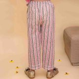 Girls Yellow and Pink Kurta with Pink Pallazo