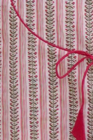 Angrakha Printed Kurta Pajama