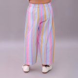 Girls Colourful Stripes Co Ord Set