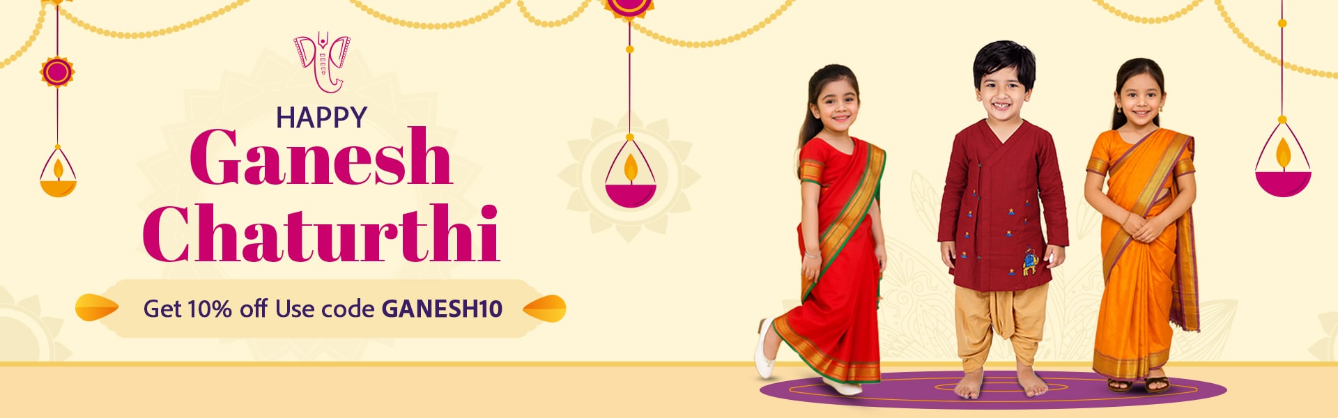 Ganesh Chaturthi Website Banner