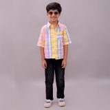 Boys Multicolour Check Shirt