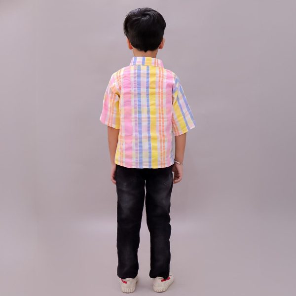 Boys Multicolour Check Shirt