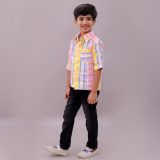 Boys Multicolour Check Shirt