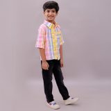 Boys Multicolour Check Shirt