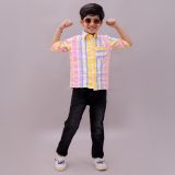 Boys Multicolour Check Shirt