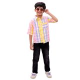Boys Multicolour Check Shirt