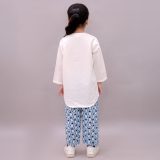 Kids Penguin Print Kurta Pajama Night suit