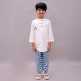 Kids Penguin Print Kurta Pajama Night suit