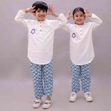 Kids Penguin Print Kurta Pajama Night suit