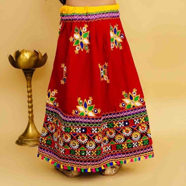 Girls Red chaniya choli with dupatta