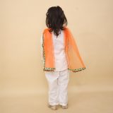 White Suit With Dupatta For Girls