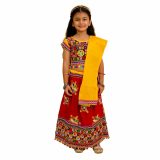 Girls Red chaniya choli with dupatta
