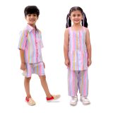 Colourful Stripes Sibling Set