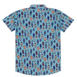 Boys Fish Print Shorts Set
