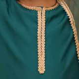 Girls Tourquoise Green Ethnic Suit Set