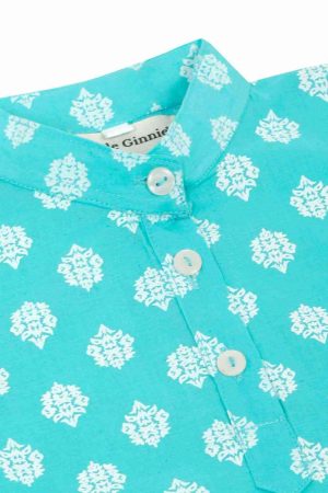 Boys Sky Blue Dhoti Kurta