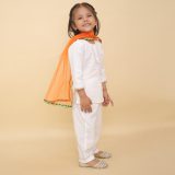 White Suit With Dupatta For Girls