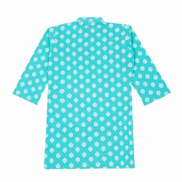 Boys Sky Blue Dhoti Kurta