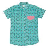 Boys Blue Hot Air Balloon Shorts Set