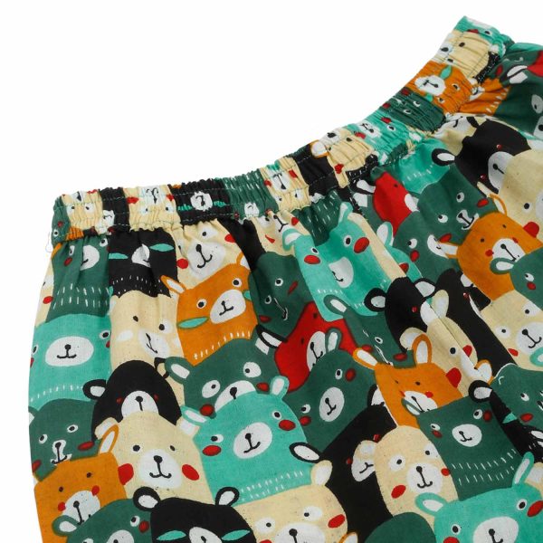 Boys Animal Print Shorts Set
