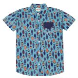 Boys Fish Print Shorts Set