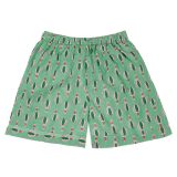 Boys Green Hot Air Balloon Shorts Set