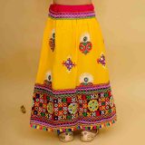 Girls Yellow chaniya choli with dupatta