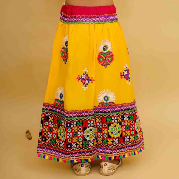 Girls Yellow chaniya choli with dupatta