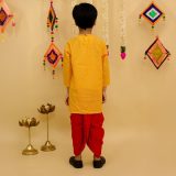 Boys Krishna Embroidery Dhoti Kurta