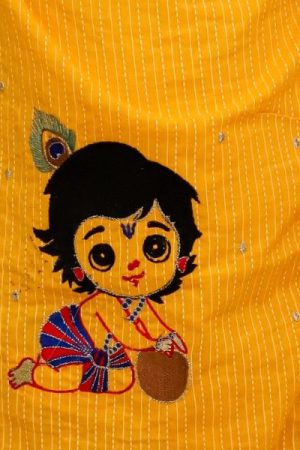 Boys Krishna Embroidery Dhoti Kurta