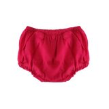 Girls Pink Flower Pleated Frock with Bloomers