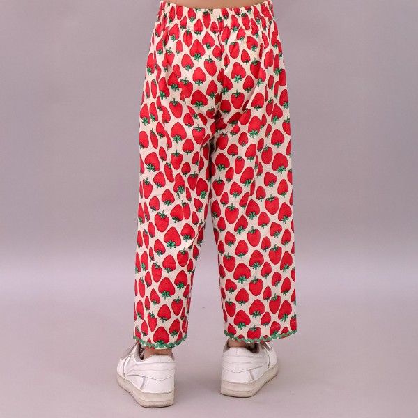 Girls Strawberry Print Co ord Set