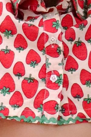 Girls Strawberry Print Co ord Set