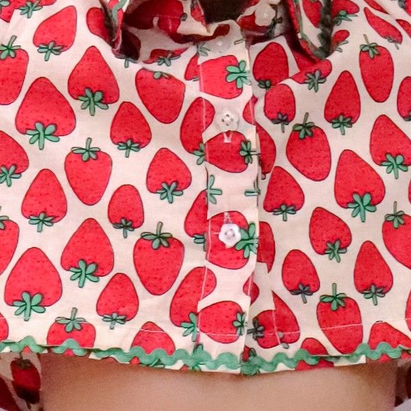 Girls Strawberry Print Co ord Set